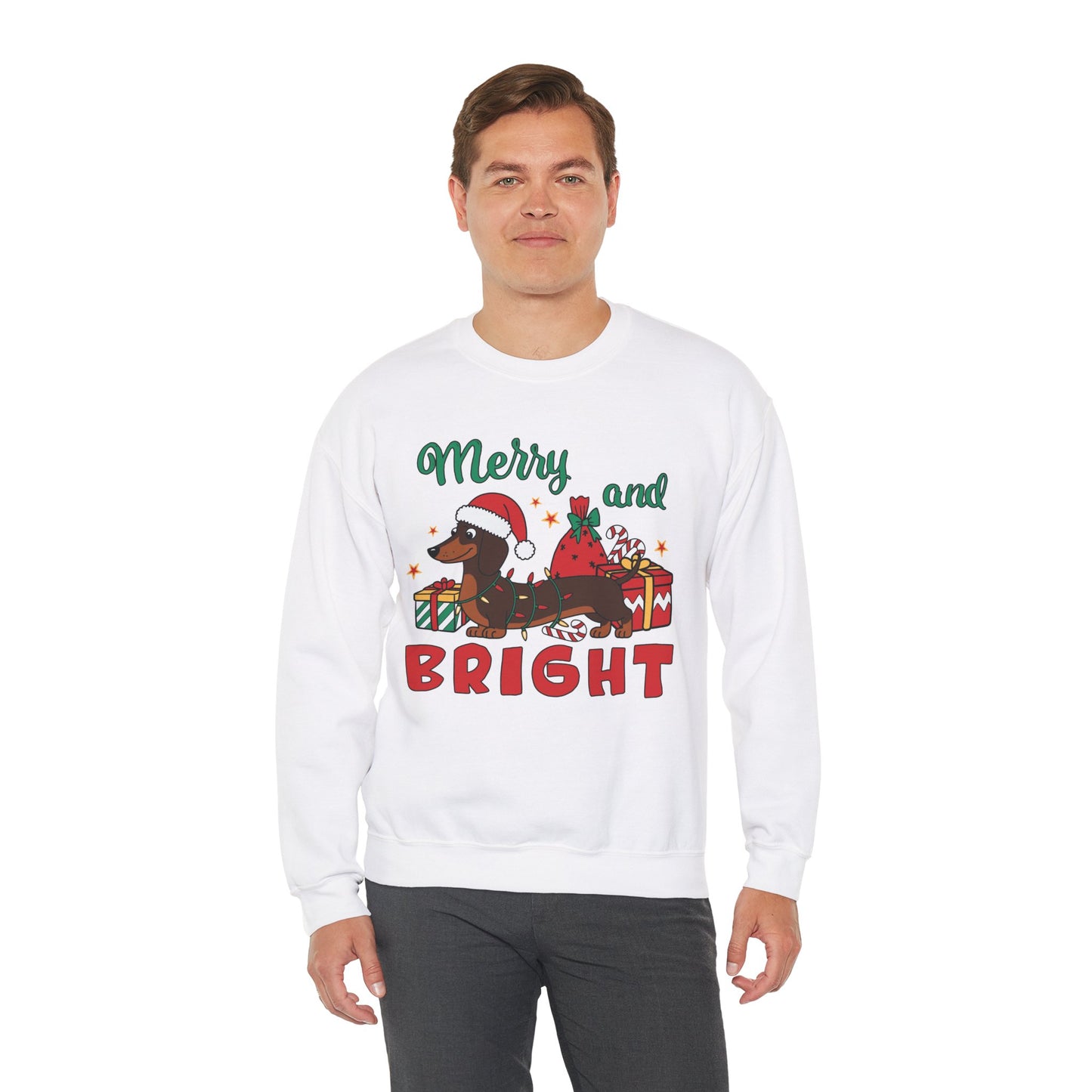 Dachsund Christmas - Unisex Heavy Blend™ Crewneck Sweatshirt