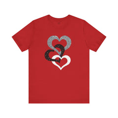Triple Heart Design Tee