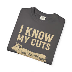 Funny Cow Cuts Unisex T-Shirt - Gift for Meat Lovers, BBQ Parties