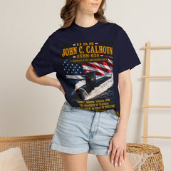 USS John C. Calhoun SSBN-630 Submarine Tribute T-Shirt — Forty One For Freedom Patriotic Tee