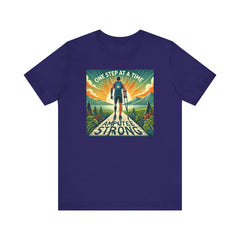 Man Leg Amputee Amputee Strong  - Graphic Unisex Jersey Short Sleeve Tee