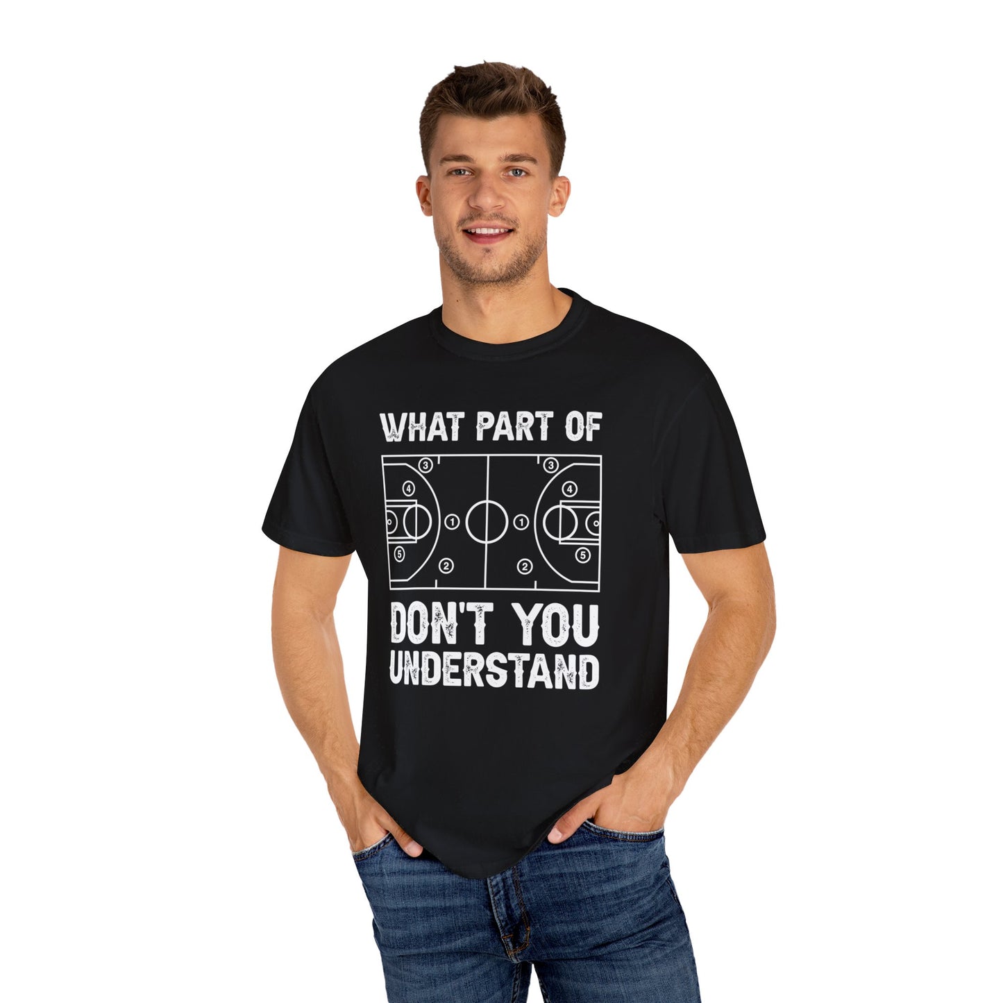 What Part of Basketball Don't You Understand, Comfort Colors Unisex Garment-Dyed T-shirt