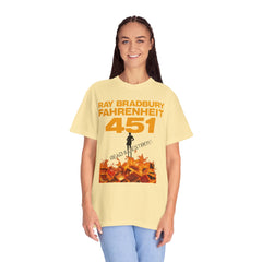 Fahrenheit 451 Graphic T-shirt, Unisex Book Lover Tee, Literary Gift, Reading Enthusiast Apparel, Ray Bradbury Merch, Cozy Casual Wear