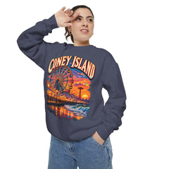 Brooklyn's Coney Island Sunset Sweatshirt - Comfort Colors Soft