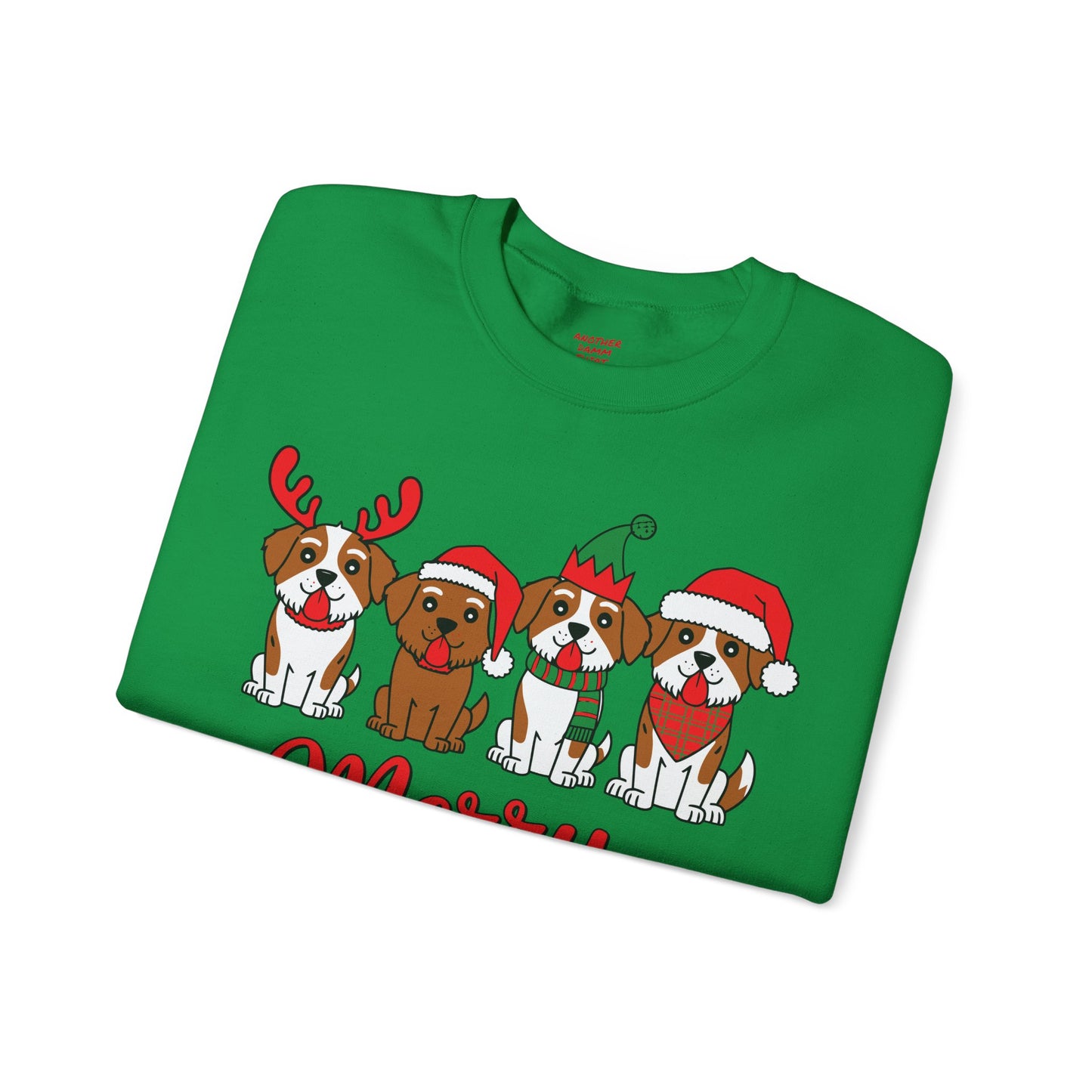 Merry Woofmas- Unisex Heavy Blend™ Crewneck Sweatshirt