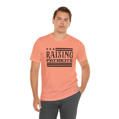 Raising Patriots Tee – Americana Stars & Stripes Family Pride T-Shirt