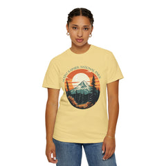 Mount Rainier National Park Graphic, Comfort Colors Soft Relaxed Fit Unisex Garment-Dyed T-shirt