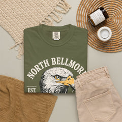 Your Home Town Personalized Eagle T‑Shirt — "Small Town, Big Heart"