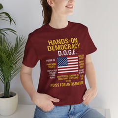 Hands-On Democracy Graphic Tee - Unisex