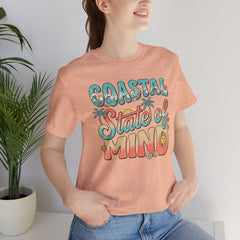 Coastal State of Mind Tee — Retro Beach Graphic T-Shirt