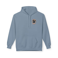 Breakfast Club Hoodie — Cute Black Dog, Bacon & Egg Graphic Pullover