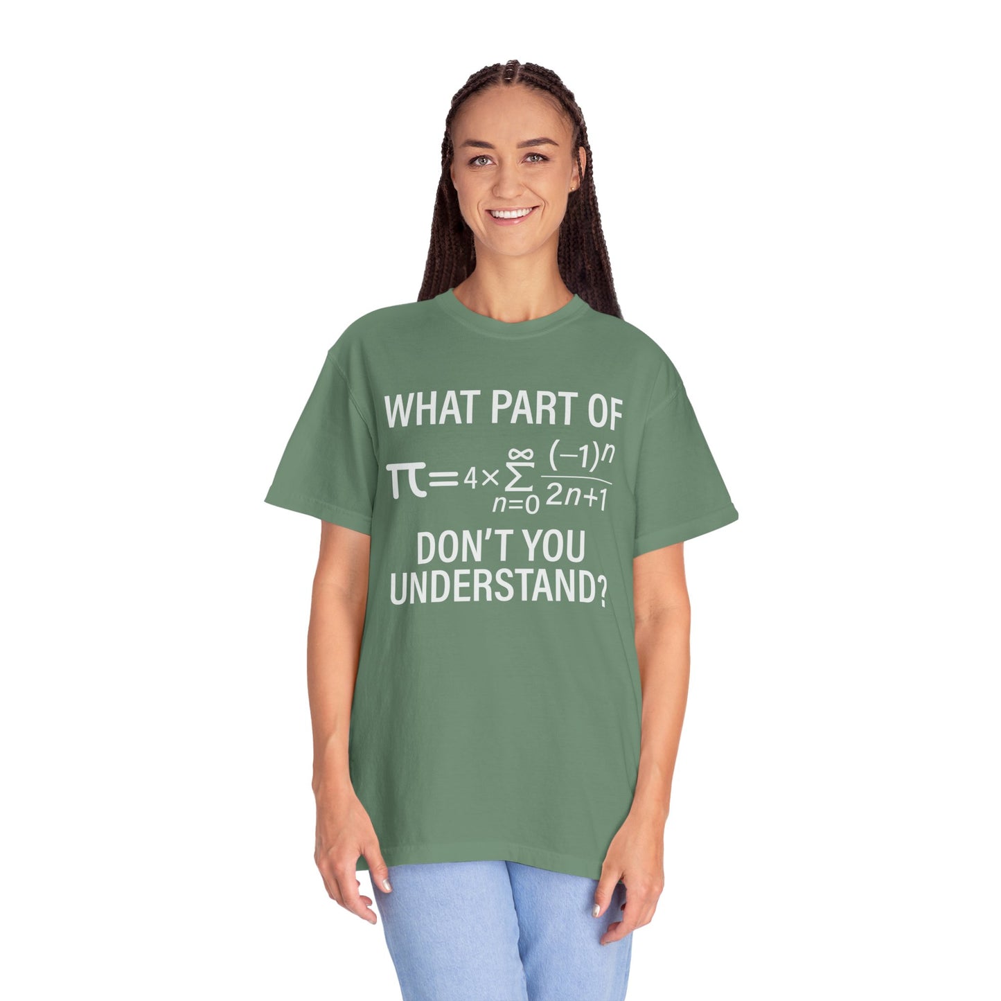 What Part of The Pi Equation Don't You Understand, Comfort Colors Unisex Garment-Dyed T-shirt