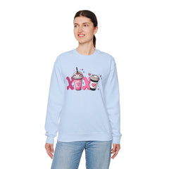 Woman's Love Coffee Valentine -  Unisex Heavy Blend™ Crewneck Sweatshirt