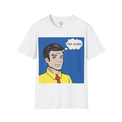 Feel Sucked Pop Art Guy Unisex Softstyle T-Shirt