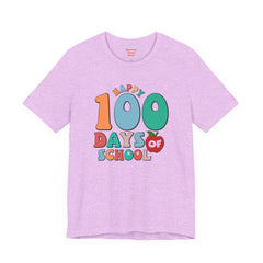 100 DAYS OF SCHOOL - Unisex Jersey Short Sleeve Tee | Elementary School Holiday, Gift For Her, Gift For Him, Teacher Shirt, Classroom Shirt