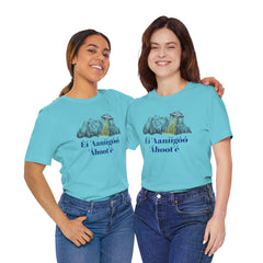 Éí Aanighóó Áhoolé Navajo The Truth Is Out There UFO Unisex Short Sleeve Tee