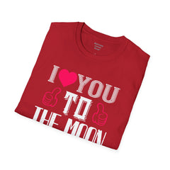 Valentines Day - European Printed Unisex Softstyle T-Shirt, I Love You Shirt,Romantic gift, gift for her, gift for him, couples t-shirt,Love