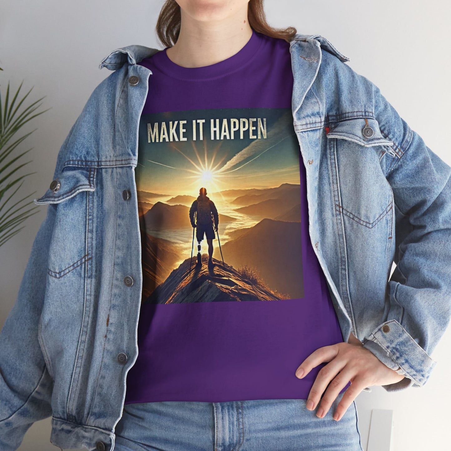 Amputee Make It Happen  - Unisex Heavy Cotton Tee