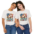 Land Of The Free RANGE Chicken Graphic, Unisex Jersey Short Sleeve Tee