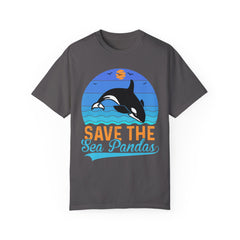 Save The Sea Pandas Comfort Colors Unisex Garment-Dyed T-shirt