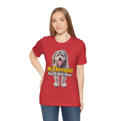 My Therapist Has A Wet Nose Personalized with your dog(s) image T-Shirt