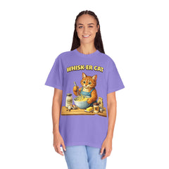 Whisker Cat Baking T-Shirt — Cute Cat Chef Graphic Tee