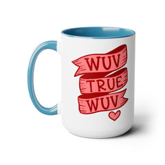 Wuv True Wuv Accent Mug,The Clergyman,Princess Bride Mug,80s Movie Quote,Gift for movie lover,vintage film gift,comedy movie mug,romcom mug
