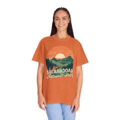 Shenandoah National Park Graphic, Comfort Colors Soft Relaxed Fit Unisex Garment-Dyed T-shirt