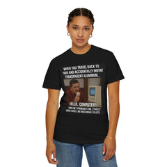 Funny Retro Science T-Shirt - Travel Back to 1986 Meme Tee