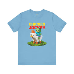 Video Game Chicken Jockey Tee - Unisex Short Sleeve T-Shirt