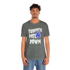Summer Meltdown Graphic Tee — "Summer Melt Down" Sun Design