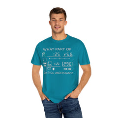 CAMERA DISPLAY, Graphic Unisex Garment-Dyed T-shirt
