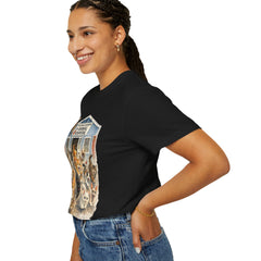 Front Graphic "Who Let the Cats Out?" Baldwin Harbor Animal Hospital Cute Vet Clinic T Shirt