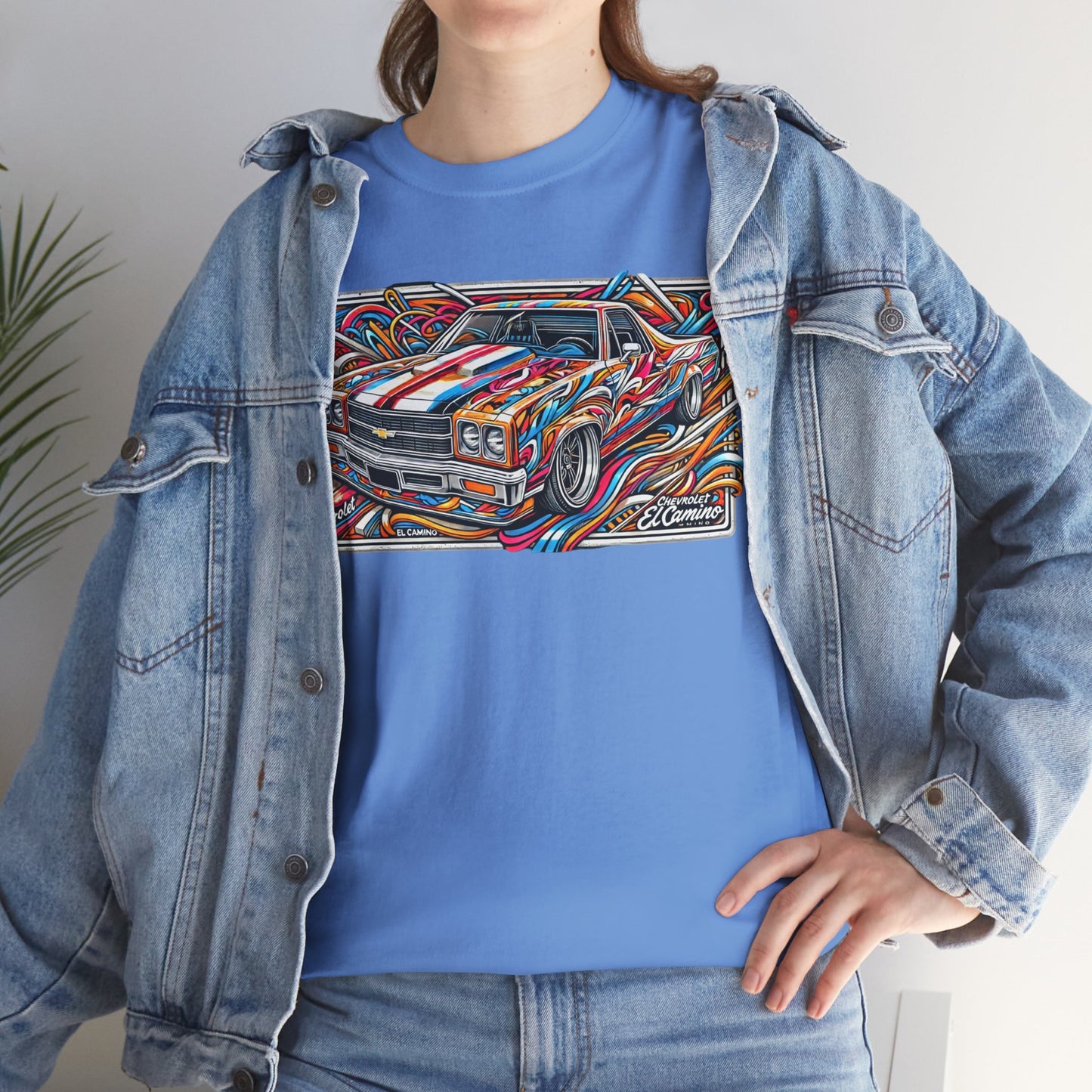 Graffiti Mania Chevrolet El Camino Graphic - Unisex Heavy Cotton Tee