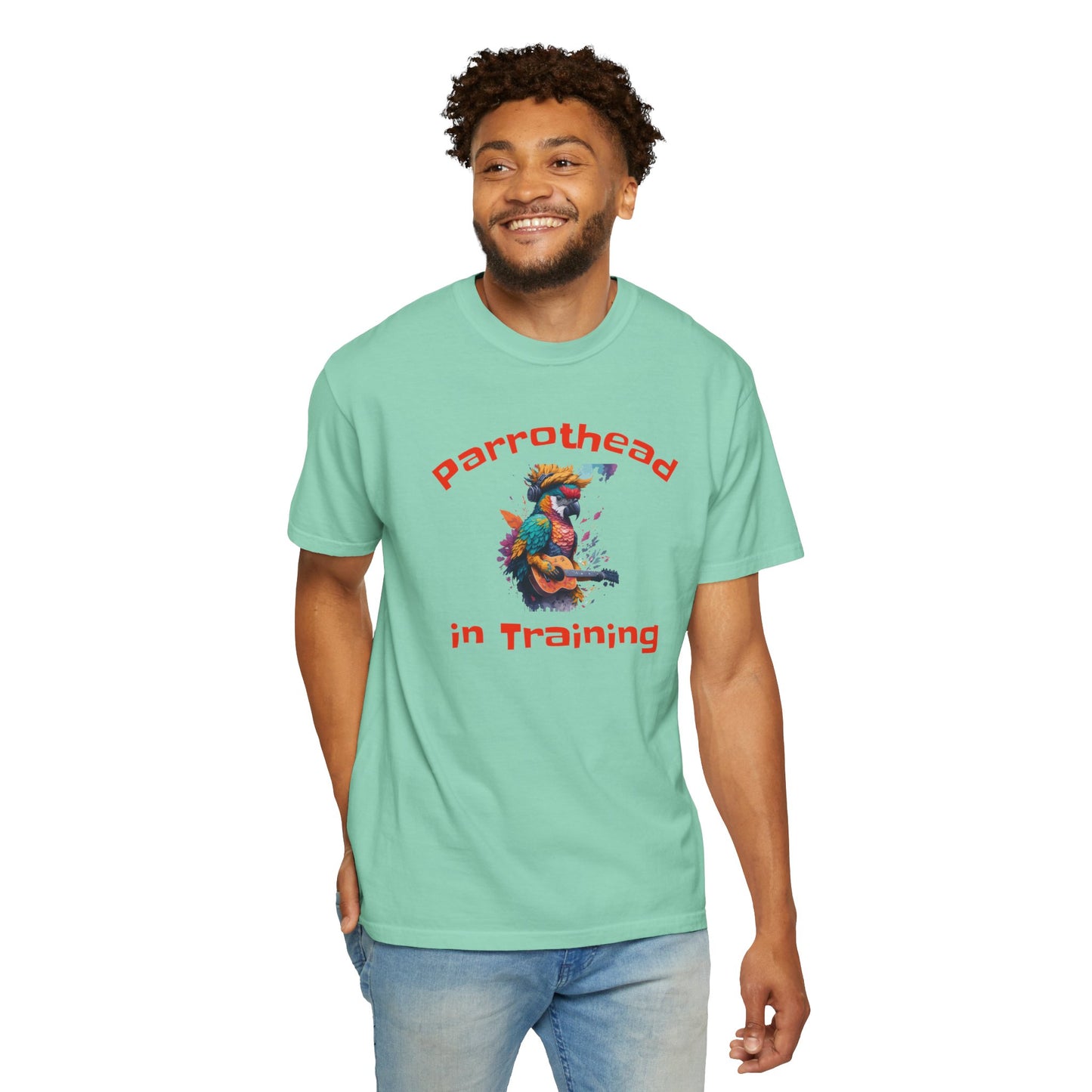 Parrothead In Training - Unisex Garment-Dyed T-shirt