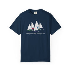 Hempstead Bay Sailing Club T-Shirt — Vintage Sailboat Race Day Tee