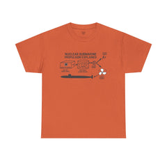 Nuclear Submarine Propulsion Explained Tee, Science Shirt, Geeky Gift, Educational Apparel, STEM Fashion, Nerdy T-Shirt