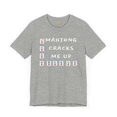 Funny Mahjong CRACK TShirt, unique mahjong gift, unisex soft Tee, gift for mahjong player, mahjong gift for her, Mahjong enthusiast present