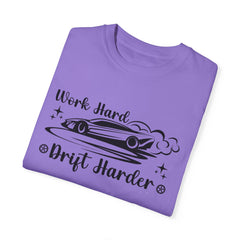 Sports Car Drift Unisex T-Shirt - Work Hard, Drift Harder