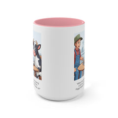 COW TIPPING Awareness - Accent Mugs | Cow Tipping Is Real, Bovine Humor. Gift For Him, Gift For Her, Farm Humor, Cow Fan Gift, Farm Animal