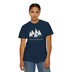 Hempstead Bay Sailing Club T-Shirt — Vintage Sailboat Race Day Tee