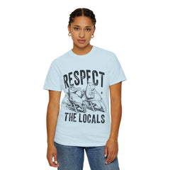 Alligator and Manatee Respect the Locals T-Shirt — Vintage Beach Vibes Graphic Tee