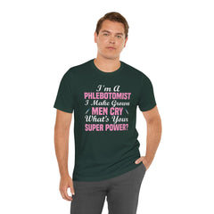 Phlebotomist Humor Tee, Funny Medical Shirt, Nurse Gift, Blood Tech Wear, Cute Phlebotomy Humor, Healthcare Apparel