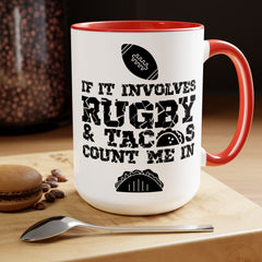 Funny RUGBY Ceramic 15oz Mug