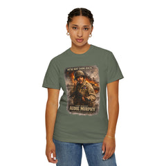 American Heroes Collection No 2 Graphic T-Shirt — “We're Not Going Back” Audie Murphy WWII