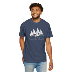 Hempstead Bay Sailing Club T-Shirt — Vintage Sailboat Race Day Tee