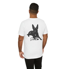 Dog Dad T-Shirt — Personalized Your Dog Image  Tee (Custom Name)