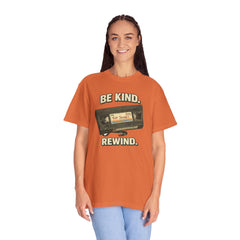 Be Kind Rewind Cassette T-Shirt — Retro 80s Vintage Tape Tee