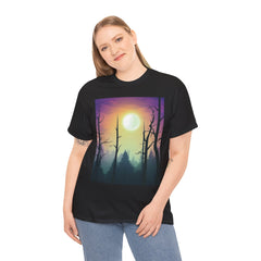 Serene Nature Graphic Tee, Aesthetic T-Shirt, Cozy Casual Wear, Gift for Nature Lovers, Perfect for Outdoor Adventures