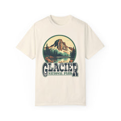 Glacier National Park Graphic, Comfort Colors Soft Relaxed Fit Unisex Garment-Dyed T-shirt